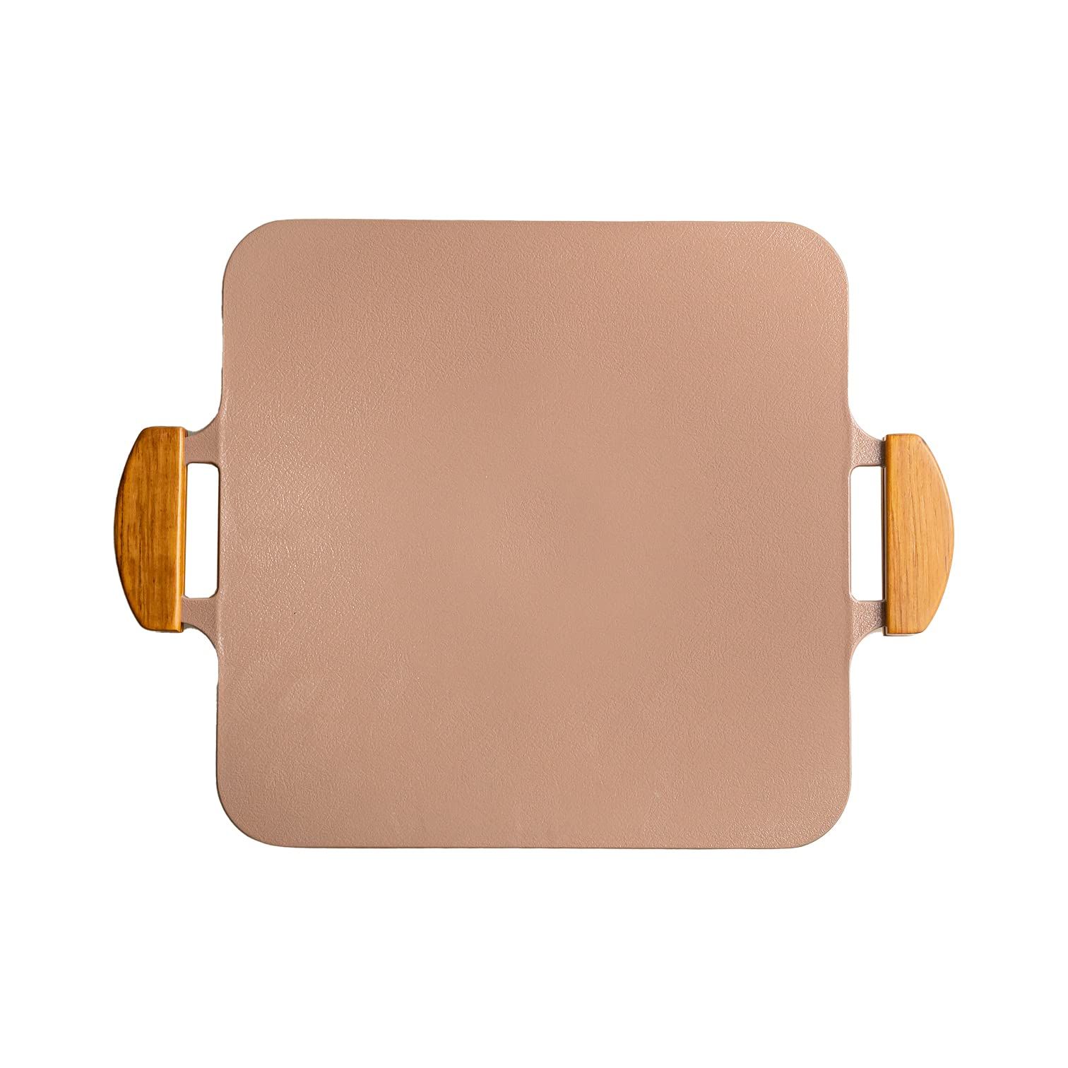 Dr.HOWS ドクターハウス ソリッドグリルパン 焼肉プレート ホームキャンプ サムギョプサル【日本正式販売品】 (ヌーディーピンク)正方形 [ヌーディーピンク]