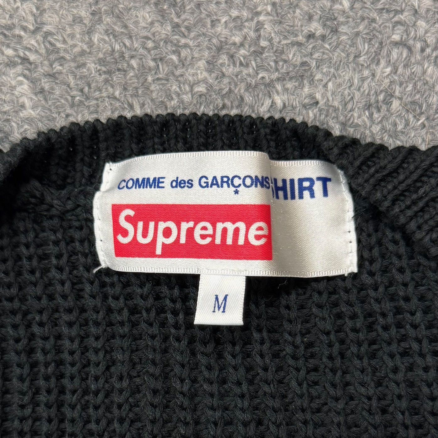 supreme 18awのギャルソン シュプリームのコラボニット Supreme シュプリーム 18AW × COMME des GARCONS SHIRT Sweater