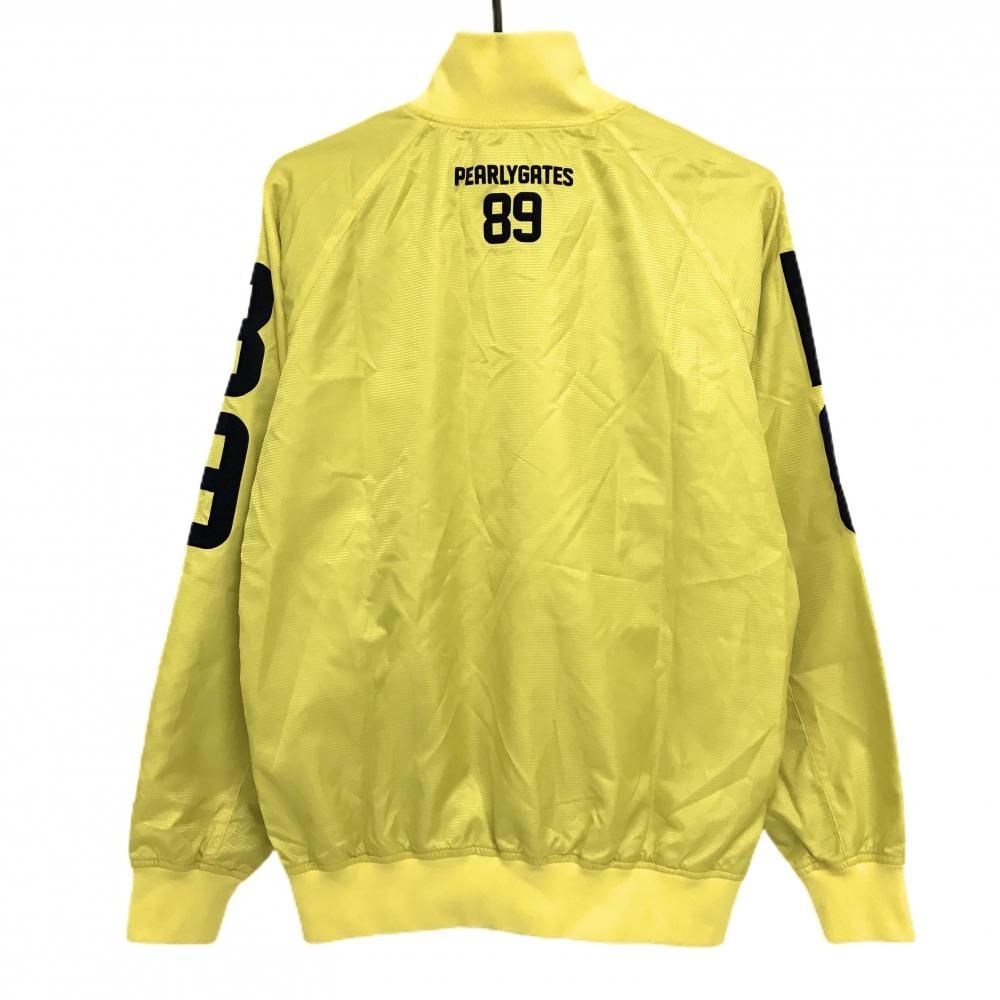 ♥品 パーリーゲイツ ジャケット イエロー フロッキープリント 蓄熱裏地 静電気防止 メンズ 3 S ゴルフウェア PEARLY GATES