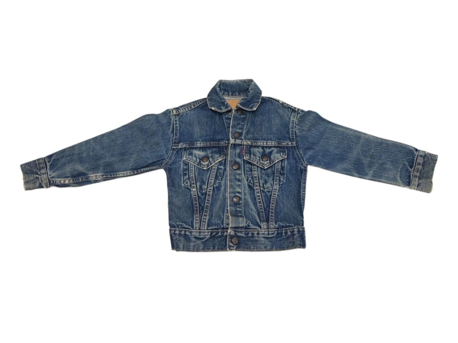 LEVI S リーバイス 60年代製 デニムジャケット kids キッズ ビッグE 70805-0217 ブルー サイズ8 4b006272