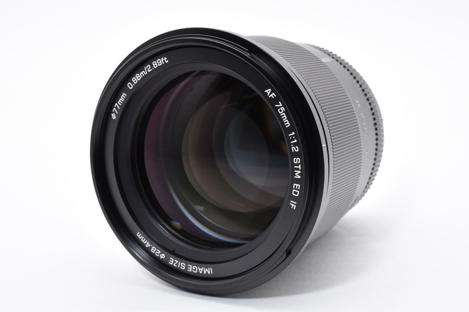 来店をご期待! 上 ビルトロックス VILTROX AF 75mm F1.2 PRO STM ED IF ブラック フジフイルム FUJIFILM Xマウント用 完動品 05P95A510041