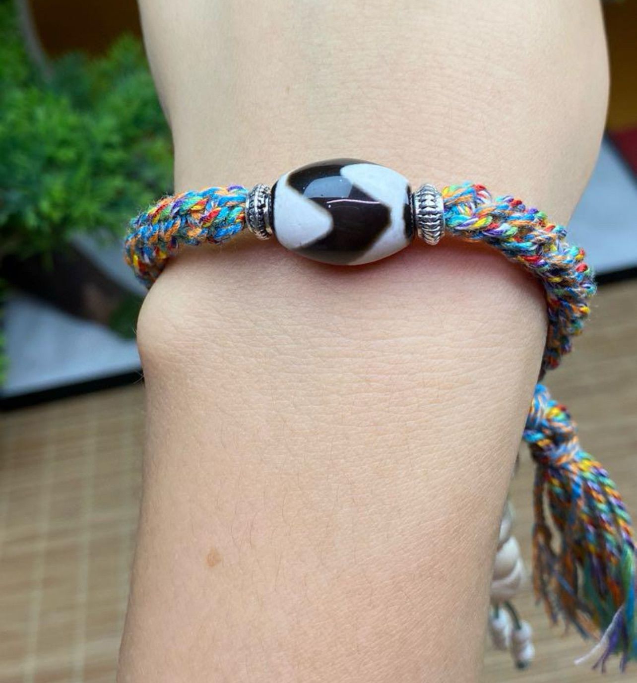 天然マンモス牙美しい手作り彫刻 三不小お坊さん ブレスレット 【公式