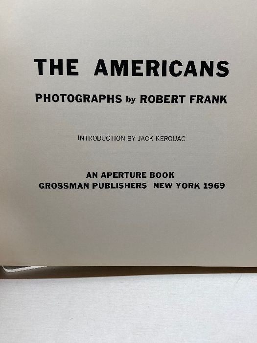THE AMERICANS (Grossman edition) Robert Frank, Text: Jack Kerouac 