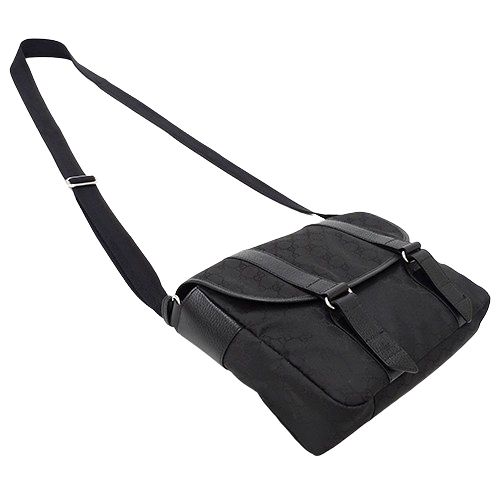 グッチ ブランド ブラック メッセンジャーバッグ ショルダーバッグ