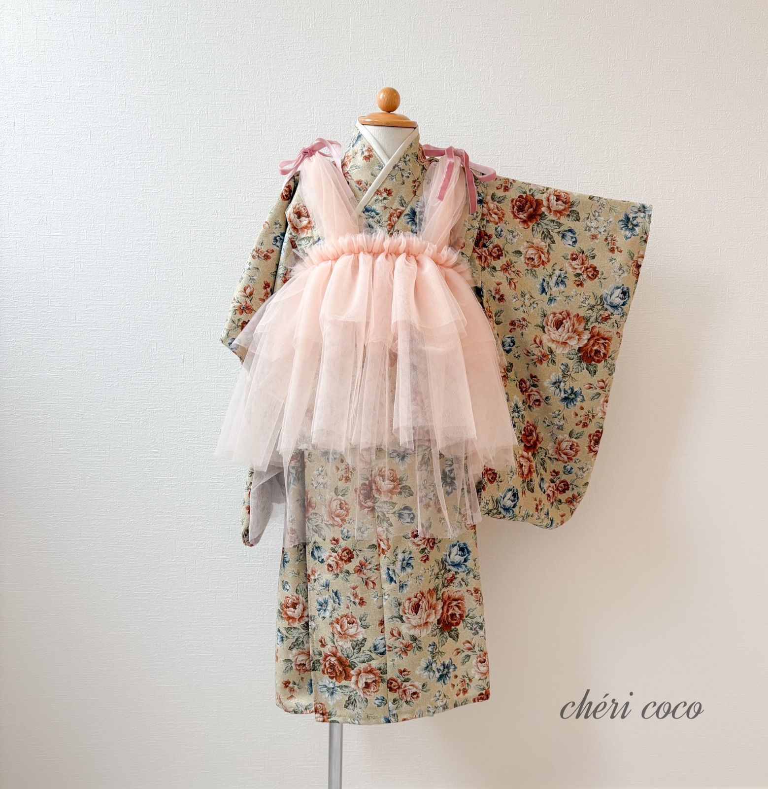 完成品特別価格】七五三 セパレート着物 チュール 被布 - メルカリ