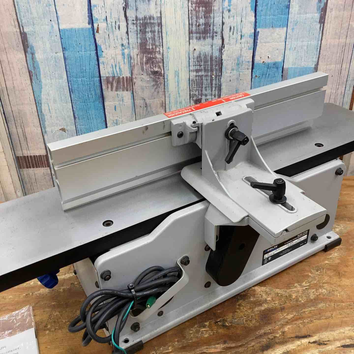 DELTA デルタ Shopmaster 卓上手押しカンナ盤 無段階変速 JT160 100V