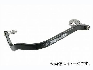 2輪 ZETA アーマーハンドガード ベンド スタンダード径バー用(22.2mm) ブラック ZE72-0001 JAN：4547836054440