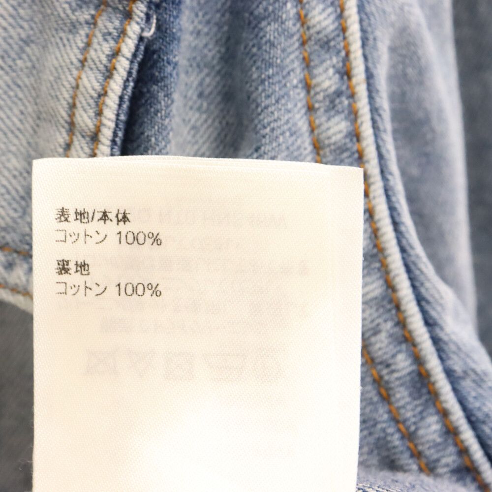 LOUIS VUITTON (ルイヴィトン) 22AW デニムオーバーシャツ インディゴ  