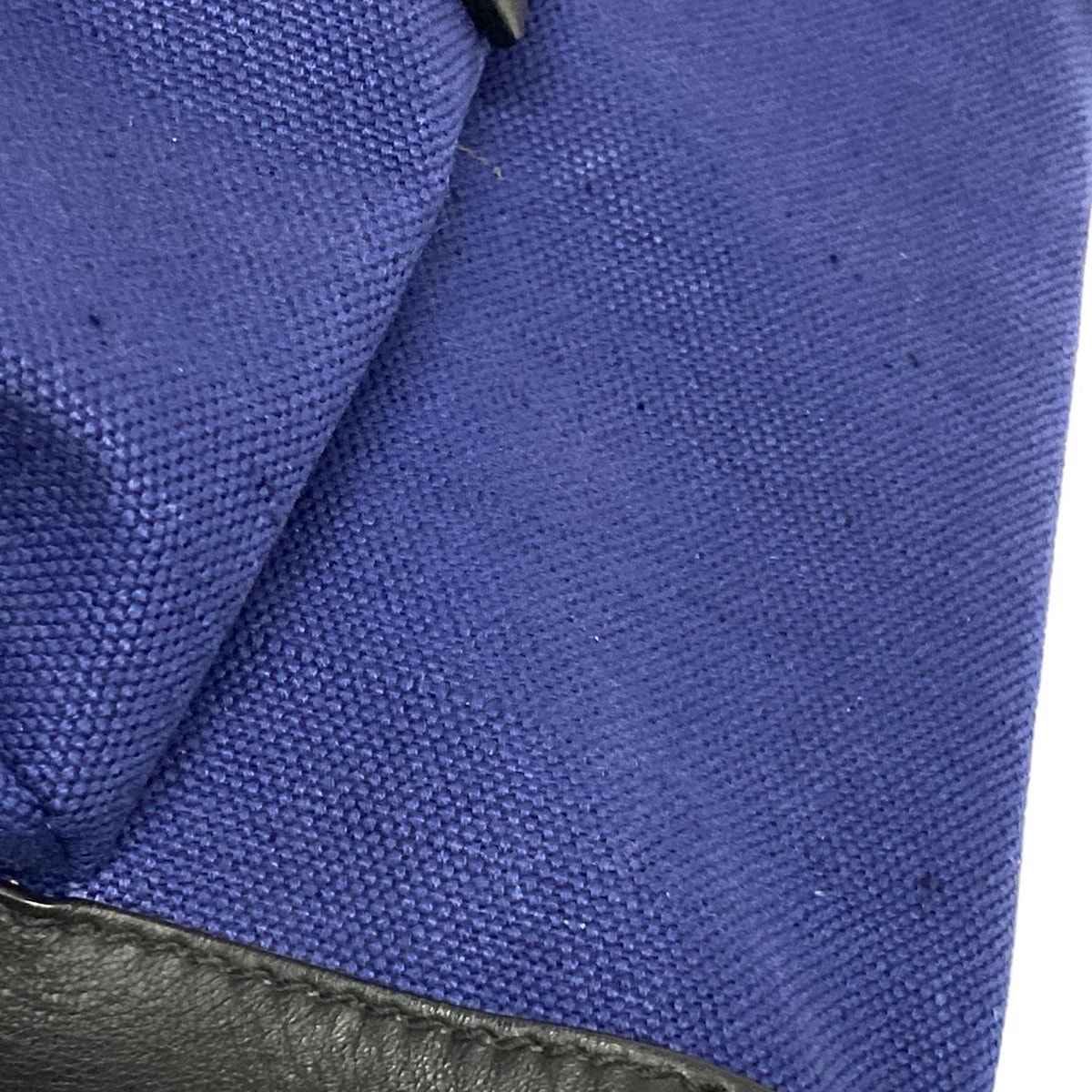 BALENCIAGA バレンシアガ リュックサック ネイビーバックパック 392007 ブルー×黒 レザー DECORATOM_COM_BR