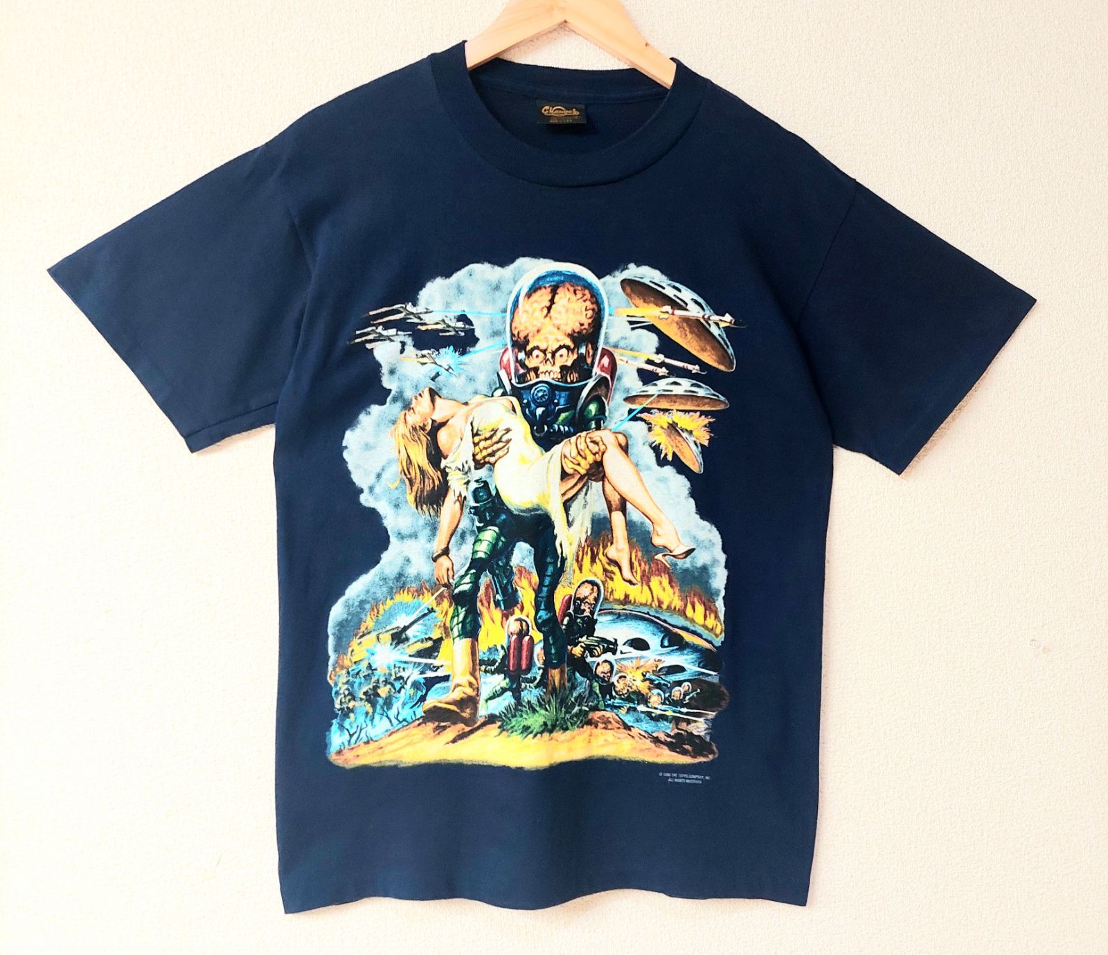 完売品 - 90S 当時物 MARS ATTACKS Tシャツ ヴィンテージ - 強化:24591