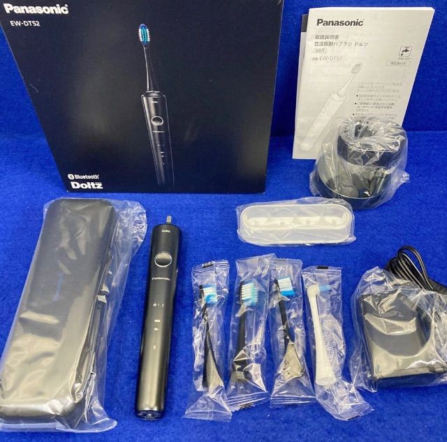 展示美品☆保証☆Panasonic パナソニック EW-DT52-K 電動歯ブラシ Doltz（ドルツ）黒 Bluetooth搭載 音波振動ハブラシ  - メルカリ