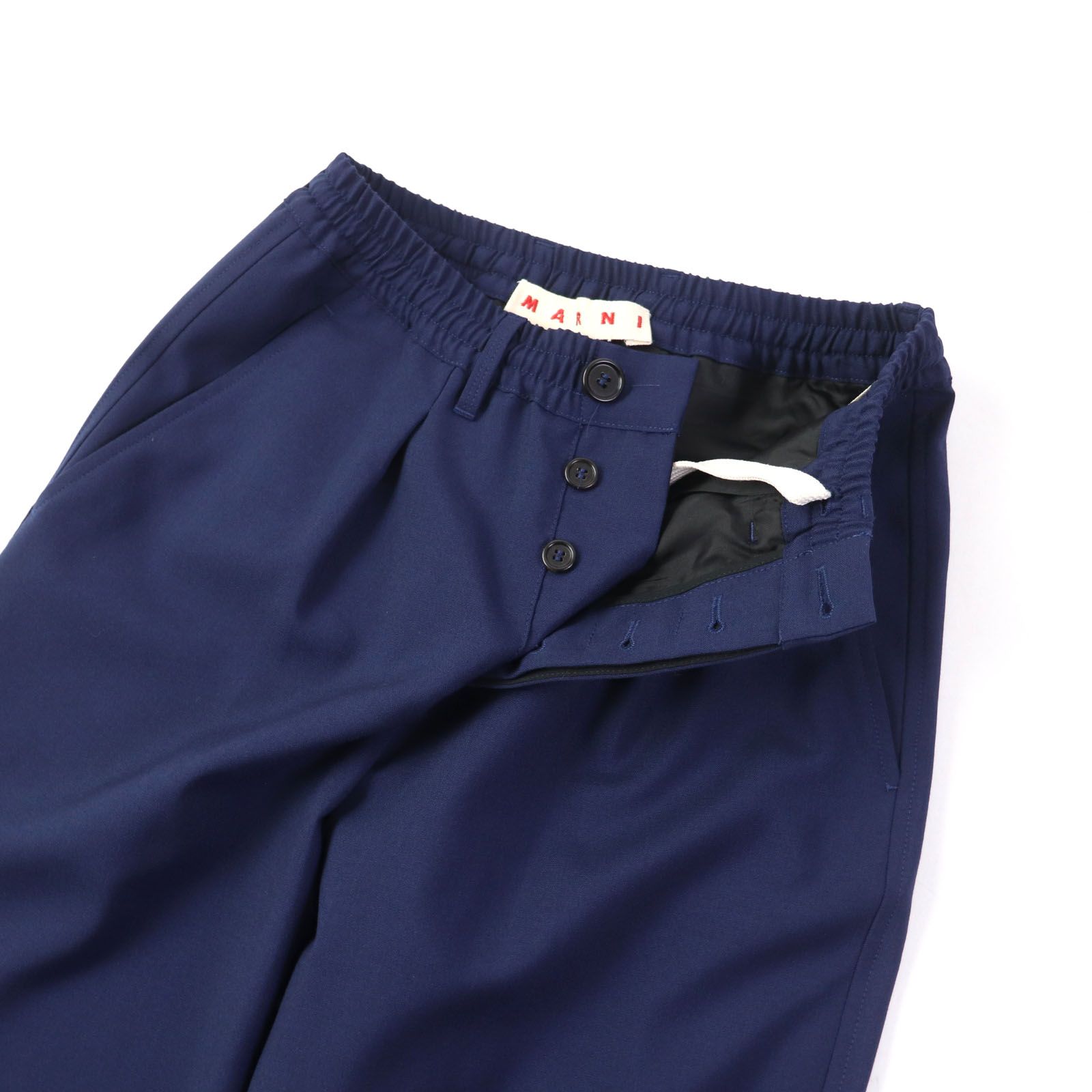PAMA0317U0トロピカルウール製 クロップドパンツ