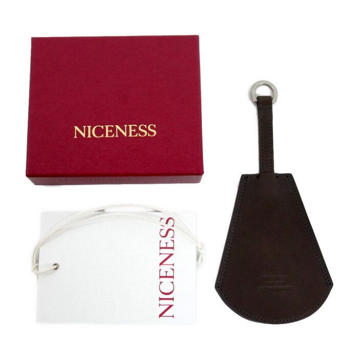NICENESS ナイスネス 正規 25AW PELIGRO ペリグロ キーケース レザーキーチャーム HAAS社 BROWN ブラウン 茶