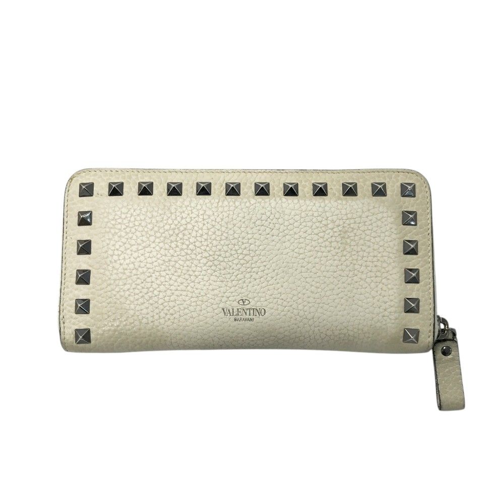 VALENTINO ヴァレンティノ ラウンドファスナー 長財布 スタッズ VALENTINO ヴァレンティノ ラウンドファスナー 長財布 スタッズ