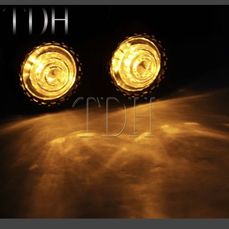 真鍮ウィンカー 4個セット ブラス LED ソフテイル スポーツスター ハーレー ショベル パンヘッド エボ バイク カスタム BRIGHTFACE_UK