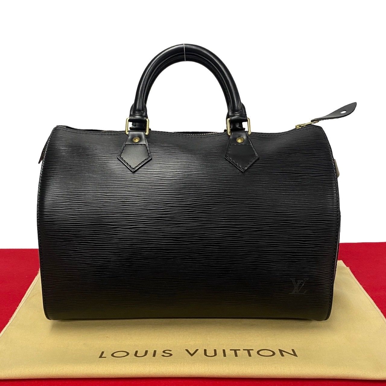 ほぼ未使用 LOUIS VUITTON ルイヴィトン スピーディ 30 エピ レザー本 ...