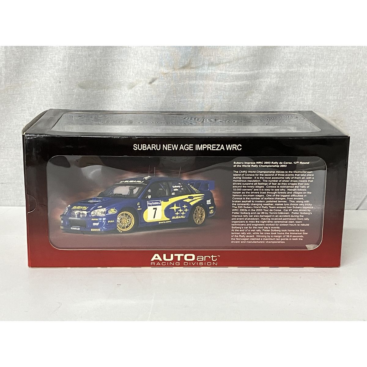1/18 Autoart Subaru Impreza WRC 1997 #3 Colin Mcrae/Nicky