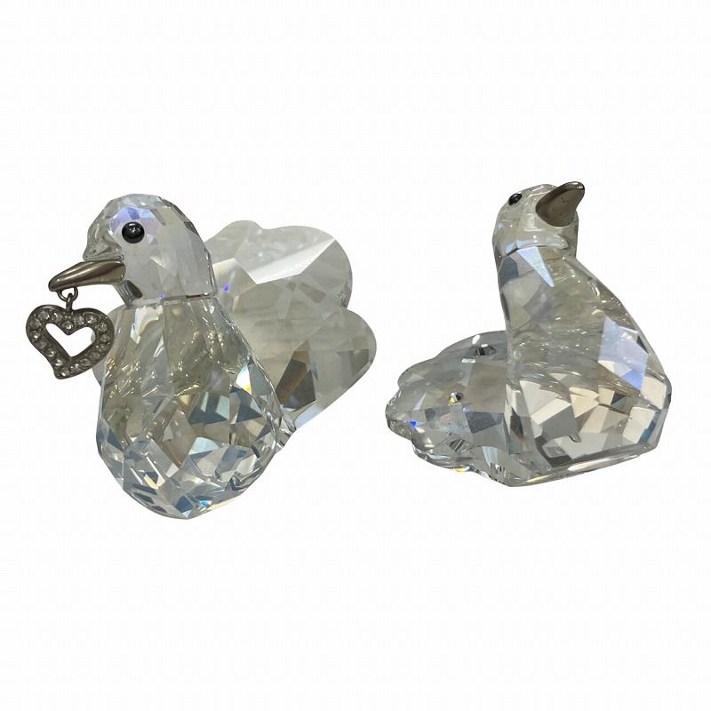 SWAROVSKI - スワロフスキー SWAROVSKI ベビーラブバーズ オブジェ 置物 199123 クリア 鳥 クリスタル【中古】 SWAROVSKI - スワロフスキー SWAROVSKI ベビーラブバーズ