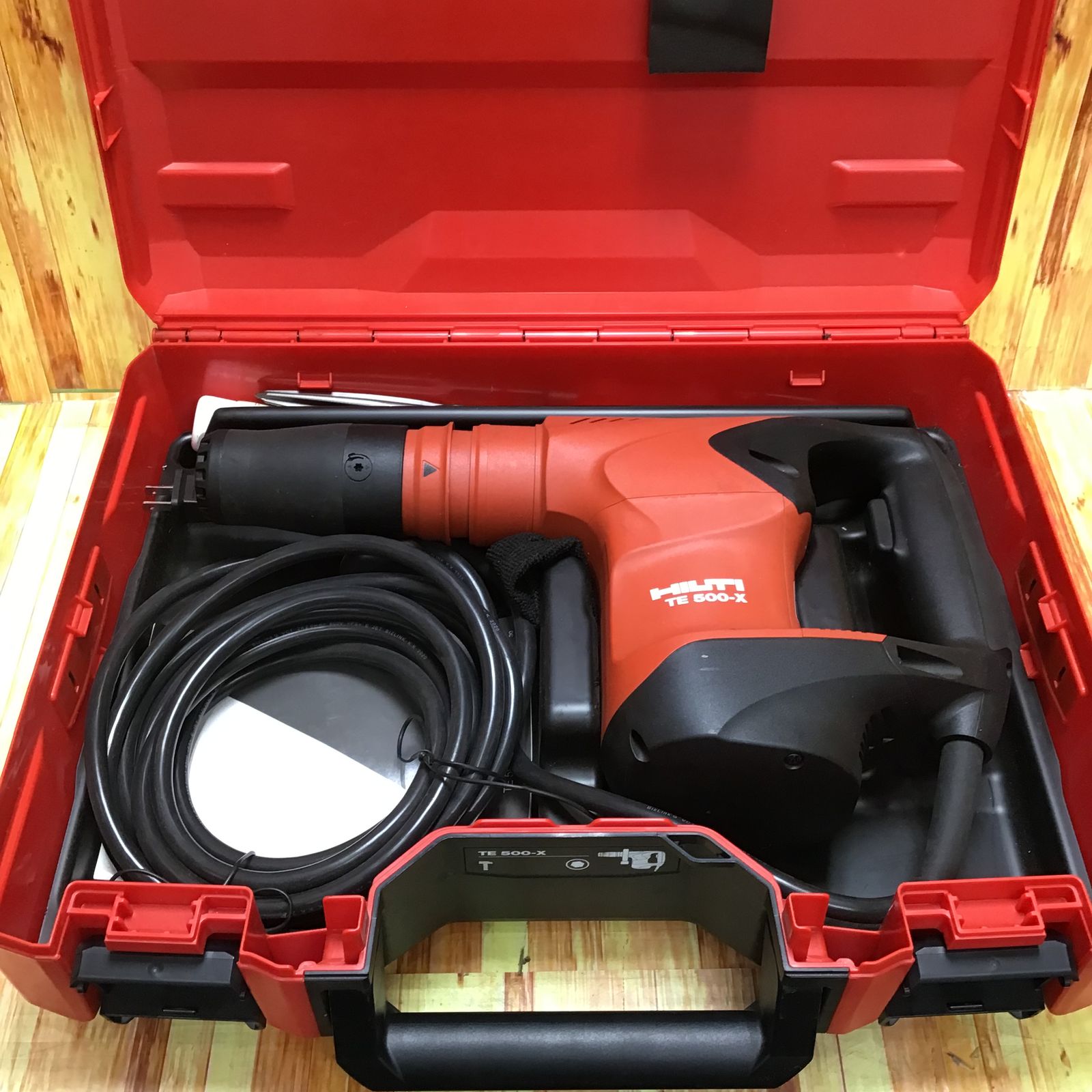 〇ヒルティ(HILTI) 電動ハンマ TE500-X ケース(六角軸ブルポイントSM28)【草加店】 - メルカリ