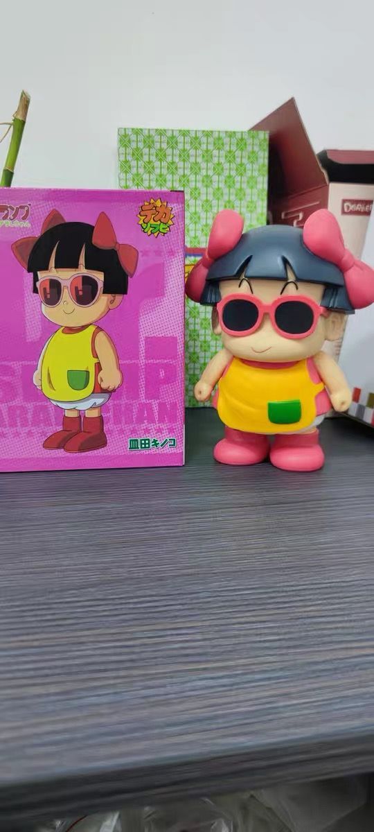 Dr スランプ アラレちゃん 皿田キノコ 箱付き 20cmソフビ