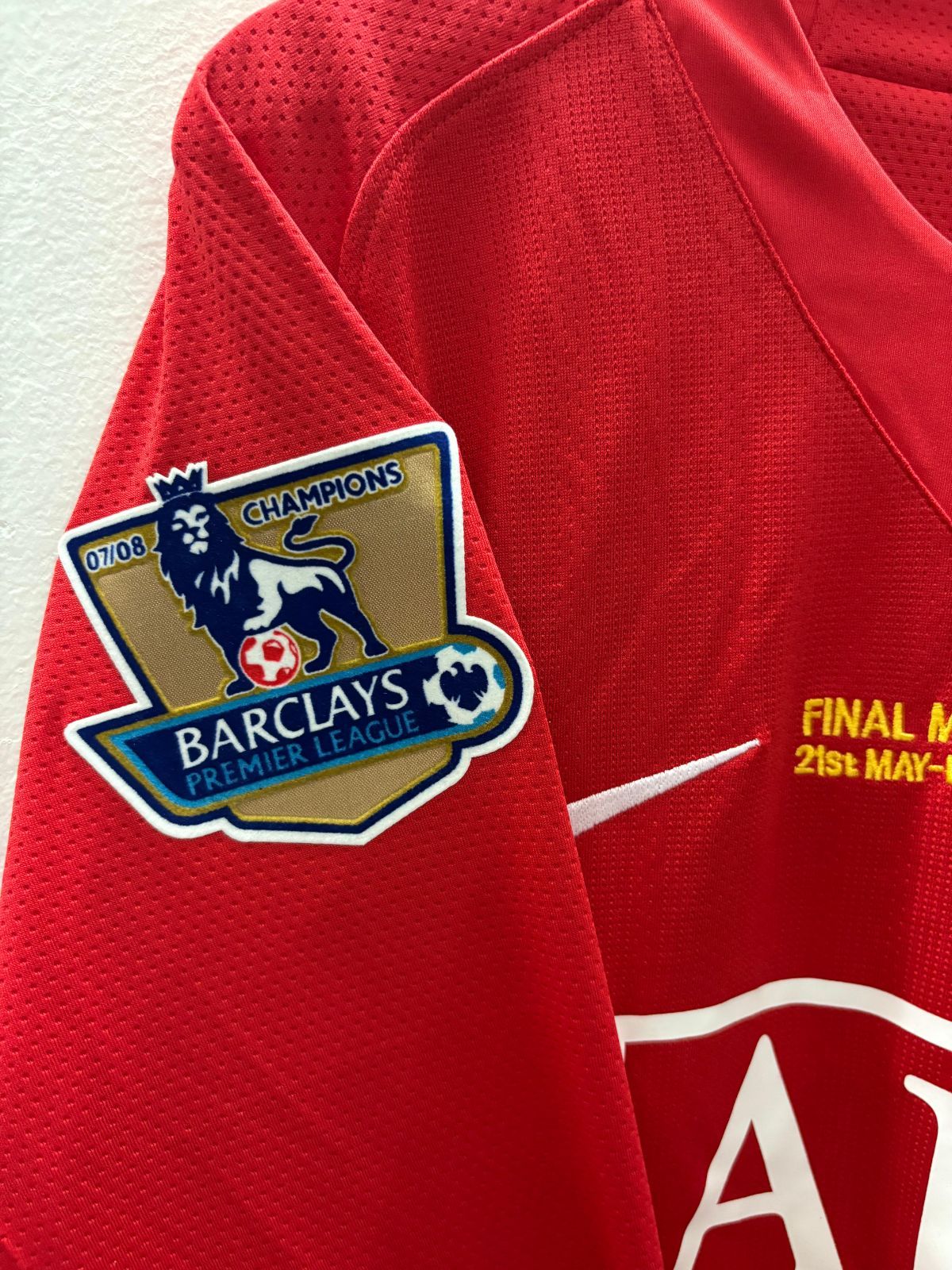 希少Manchester United #7 ロナウド07-08 H UCL決勝 希少Manchester