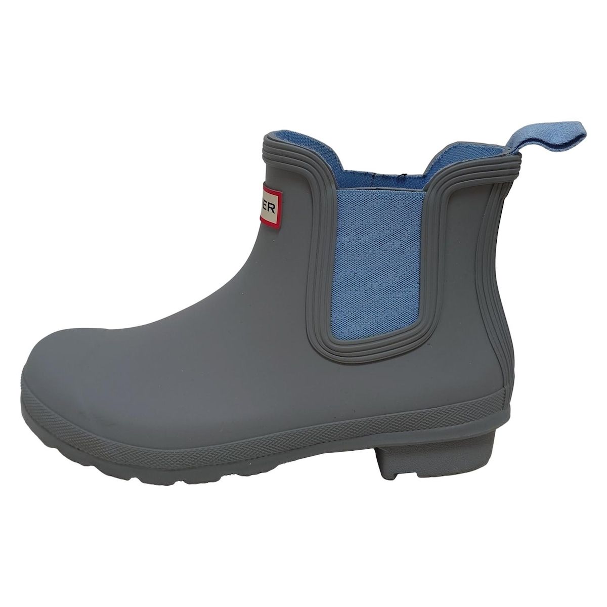 HUNTER　新品未使用　レインブーツ　インソール付き HUNTER(ハンター) レインブーツ 38 レディース - ライトグレー