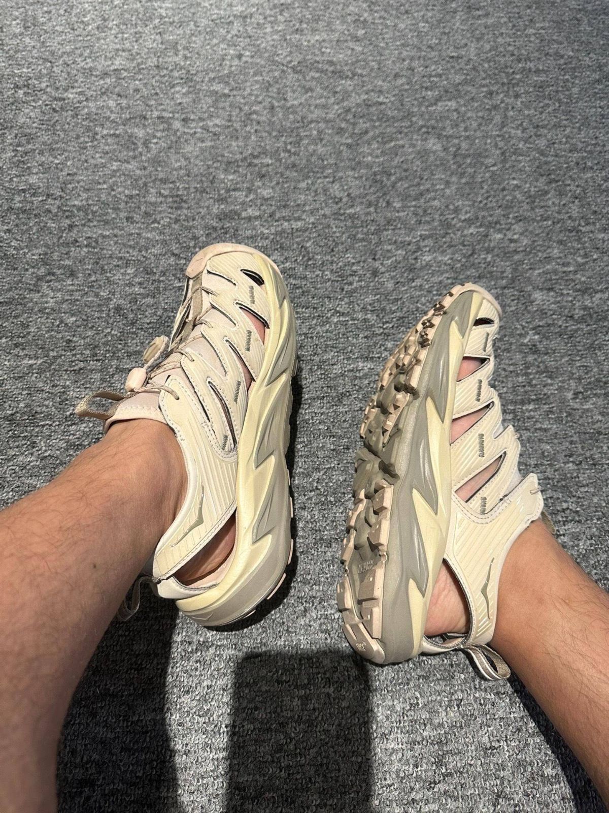 HOKA ONE ONE⁄ホパラスポーツサンダル⁄ベージュ⁄JP/27cm 新品未使用 HOKA ONE ONE ホカオネオネ HOPARA ホパラ ベージュ