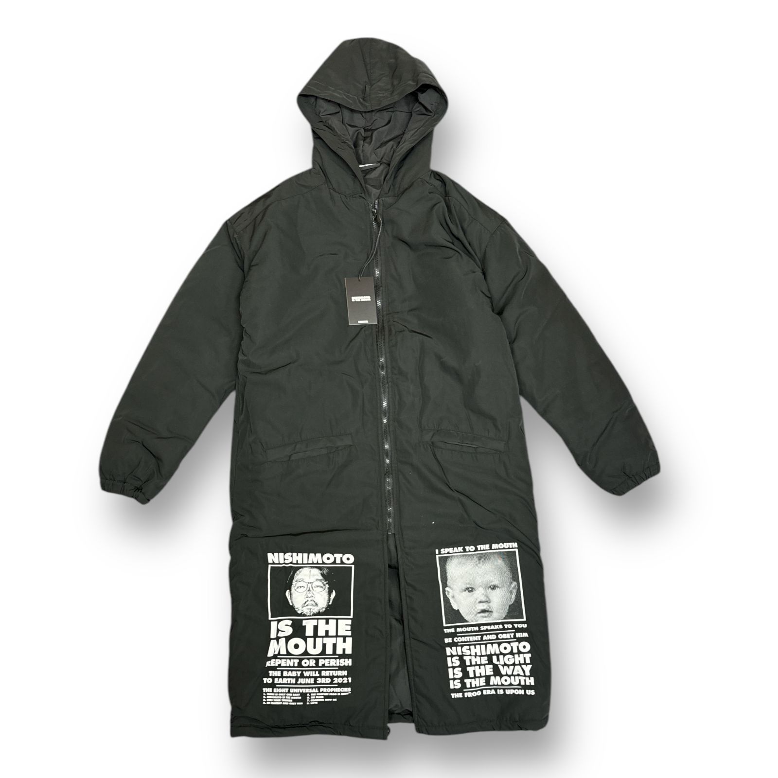 NISHIMOTO IS THE MOUTHブラック モッズコート 定価41800円 新品 NISHIMOTO IS THE MOUTH CLASSIC BENCH COAT