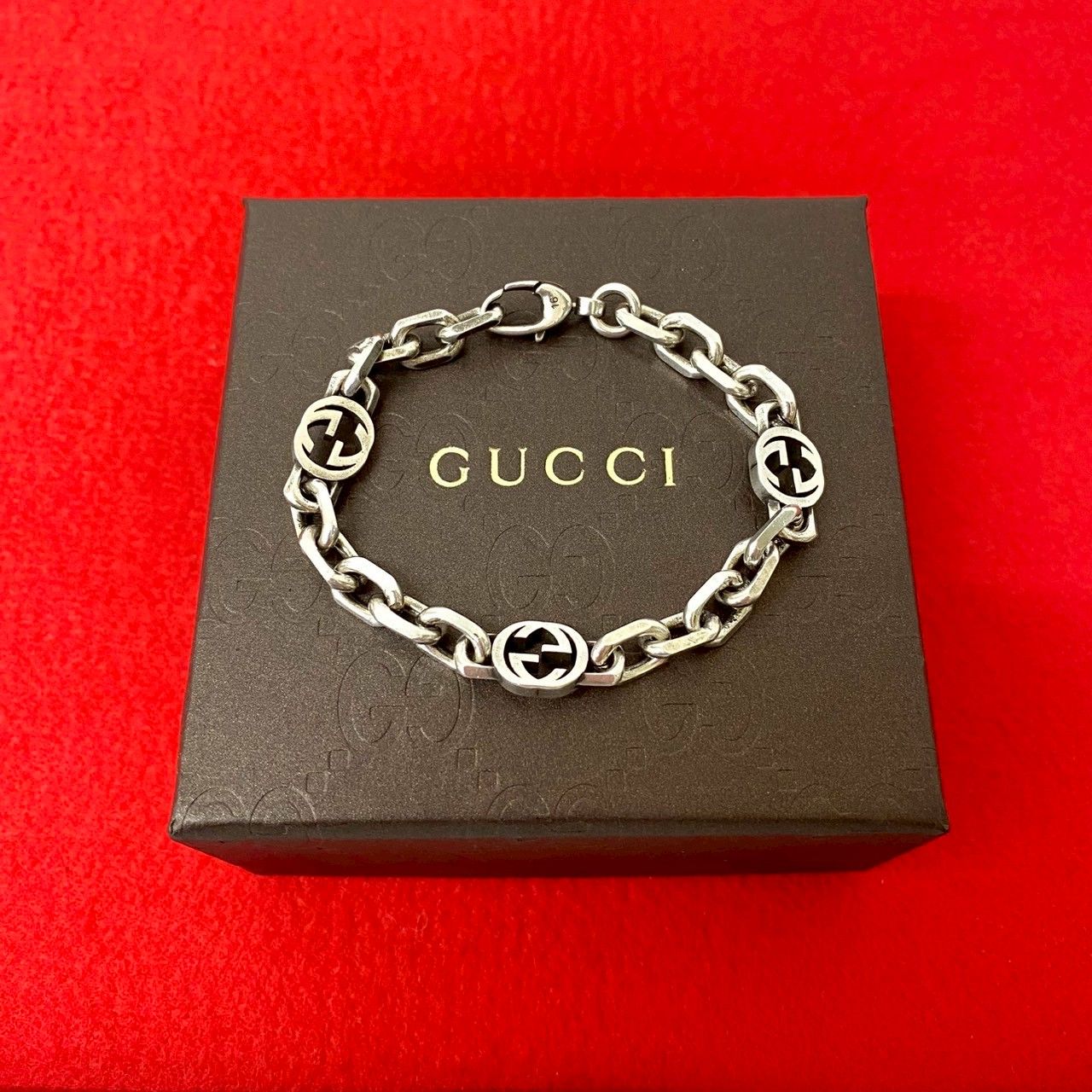 GUCCI(グッチ)　ブレスレット GUCCI グッチ ブレスレット INTERLOCKING G インターロッキング
