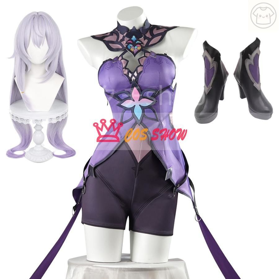 崩壊スターレイル ブラックスワン コスプレ衣装 cosplay 足カバー付き 仮装 ウィッグ靴追加 イベント ステージ服 舞台 ハロウィン クリ