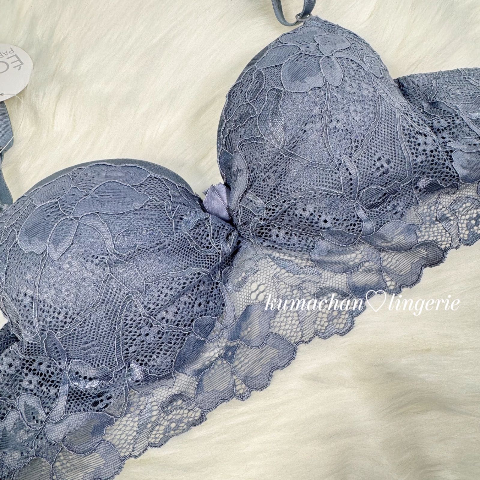 C70 ECLAT ストレッチ 総レース ブラジャー ショーツ セット - メルカリ