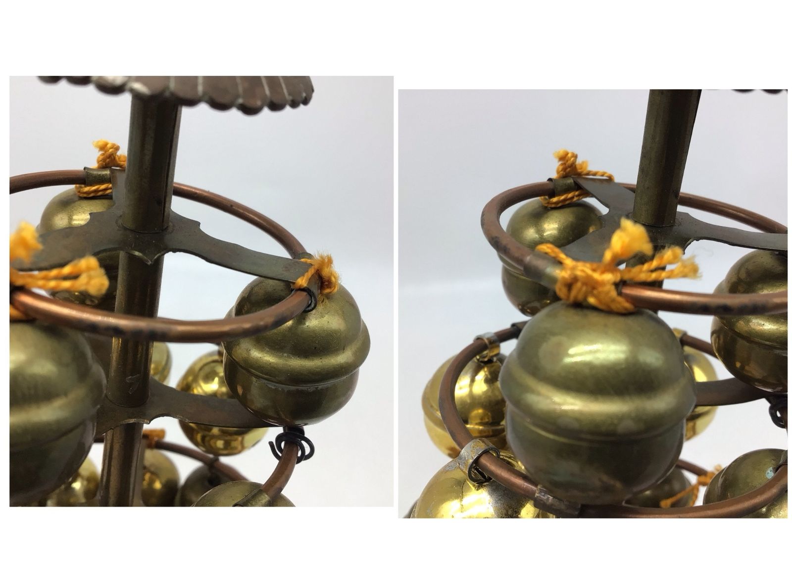 10069 【時代物】神楽鈴 巫女鈴 神事 神具 神社 神鈴 鳴り物 かぐら 福