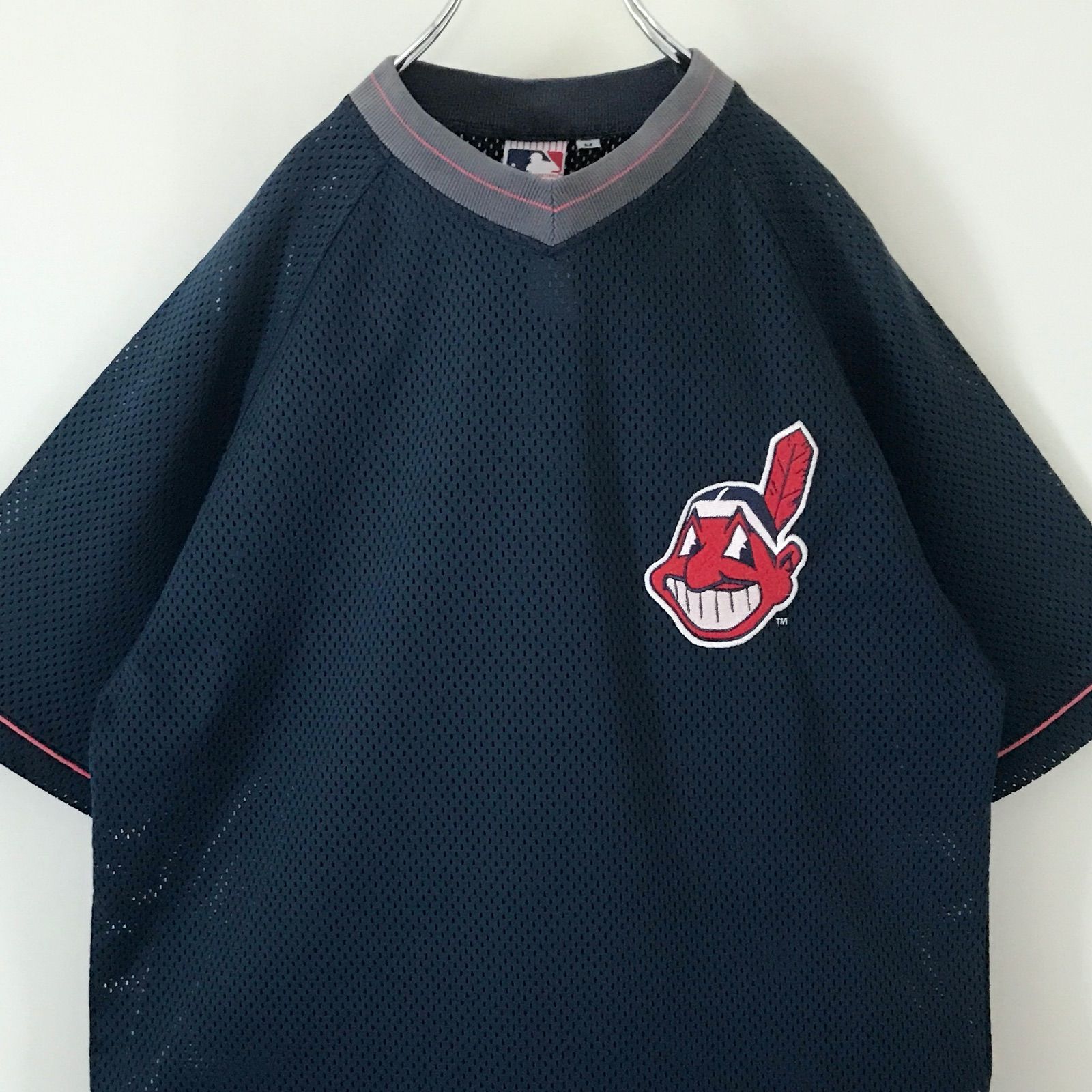 MLB/SSK☆クリーブランド・インディアンズ/INDIANS☆メッシュTシャツ 