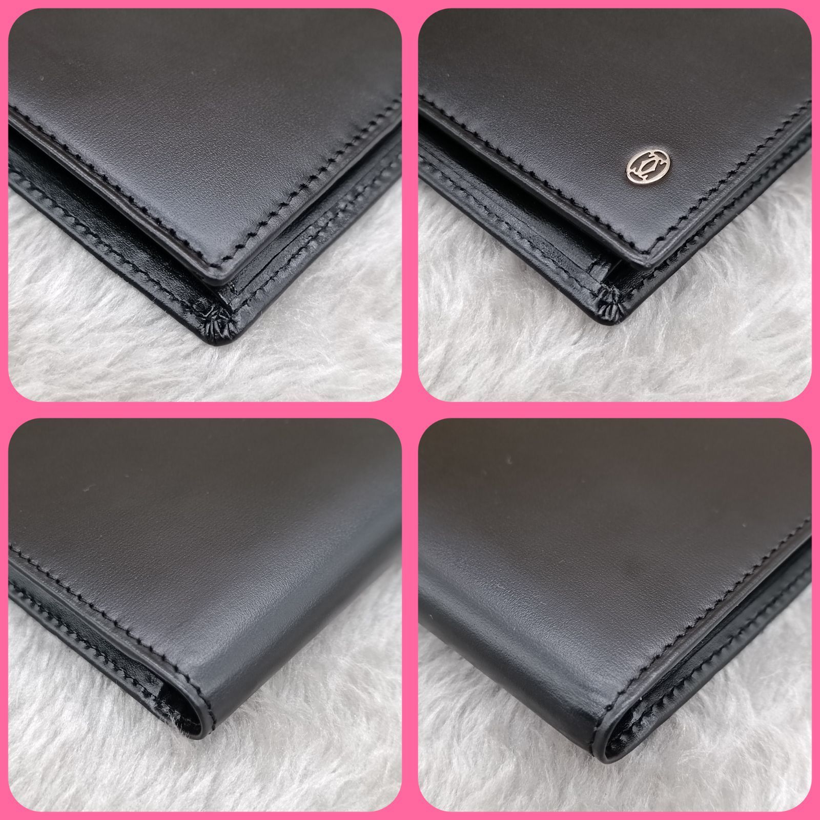Cartier 》 カルティエ パシャ 長財布 札入れ マチ付 2つ折財布 パシャ 