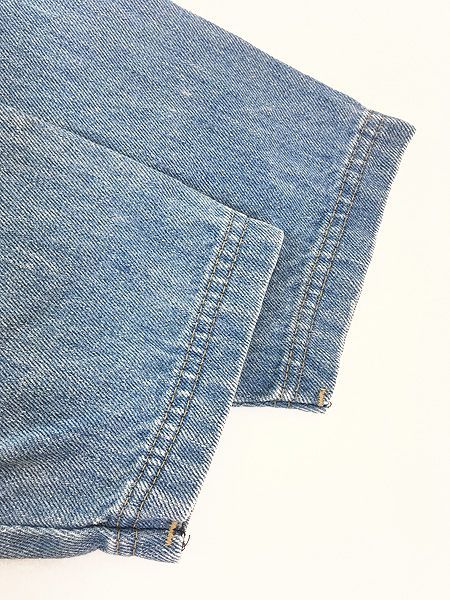 レディース 古着 80-90s USA製 Candie's ブルー デニム トレンチ