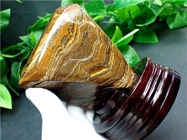 ★AAA級【金運UP】★天然タイガーアイ六角柱 B86A2/114A03B ☆AAA級【金運UP】☆天然タイガーアイ六角柱 B86A2/114A03B