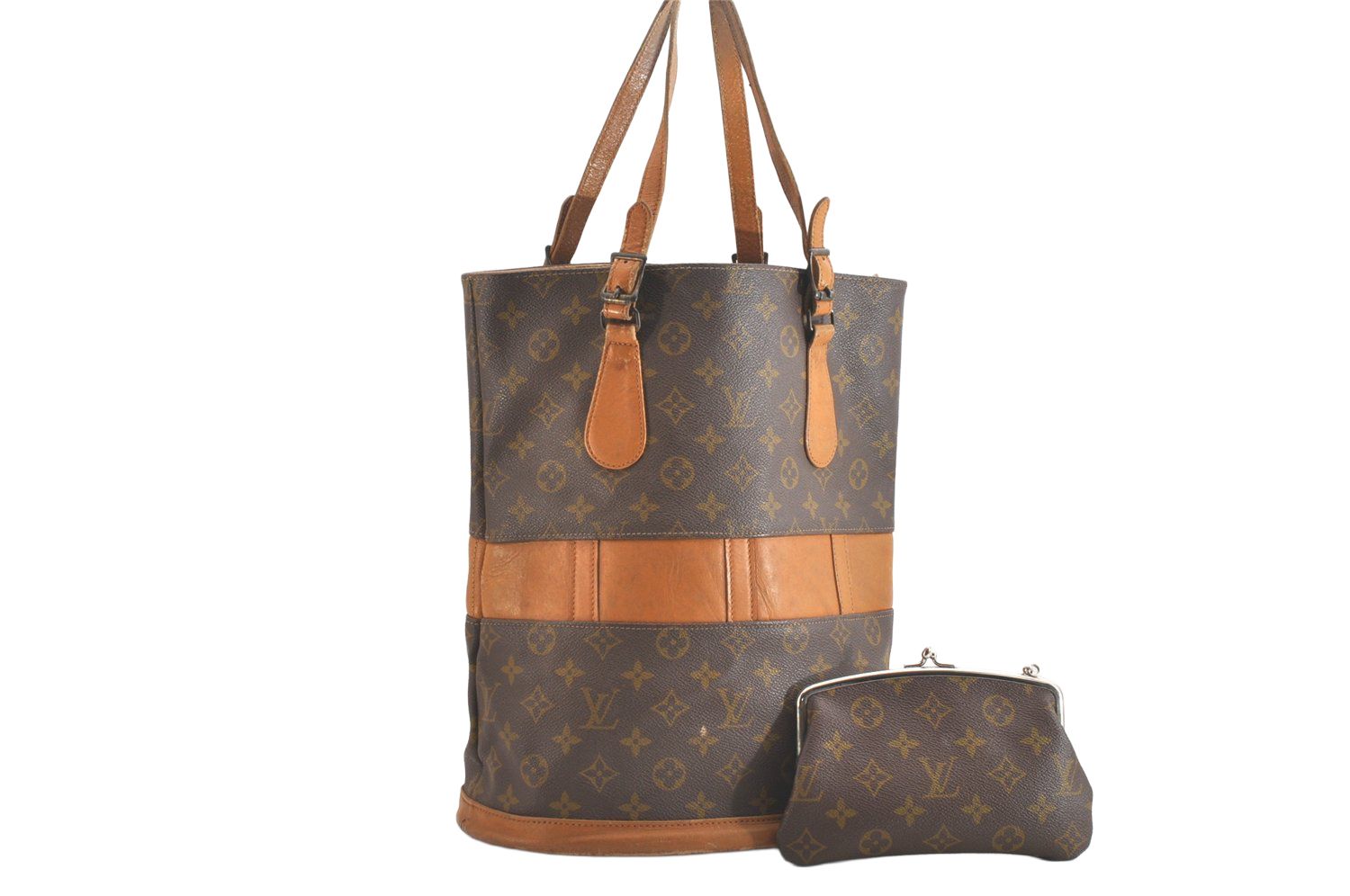 LOUIS VUITTON ルイヴィトン モノグラム バケット GM ショルダーバッグ T42236 USA モデル 2752N