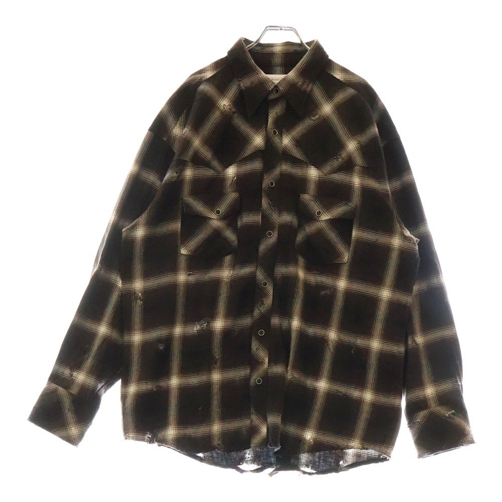 Rafu (ラフ) ANTIQUED SHIRT アンティーク ダメージ加工