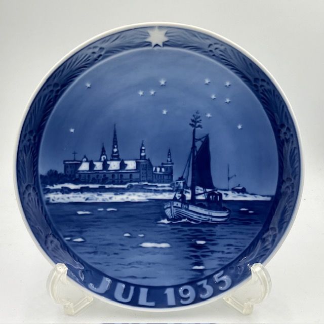 ロイヤルコペンハーゲン イヤープレート 1935年 「Fishing Boat of