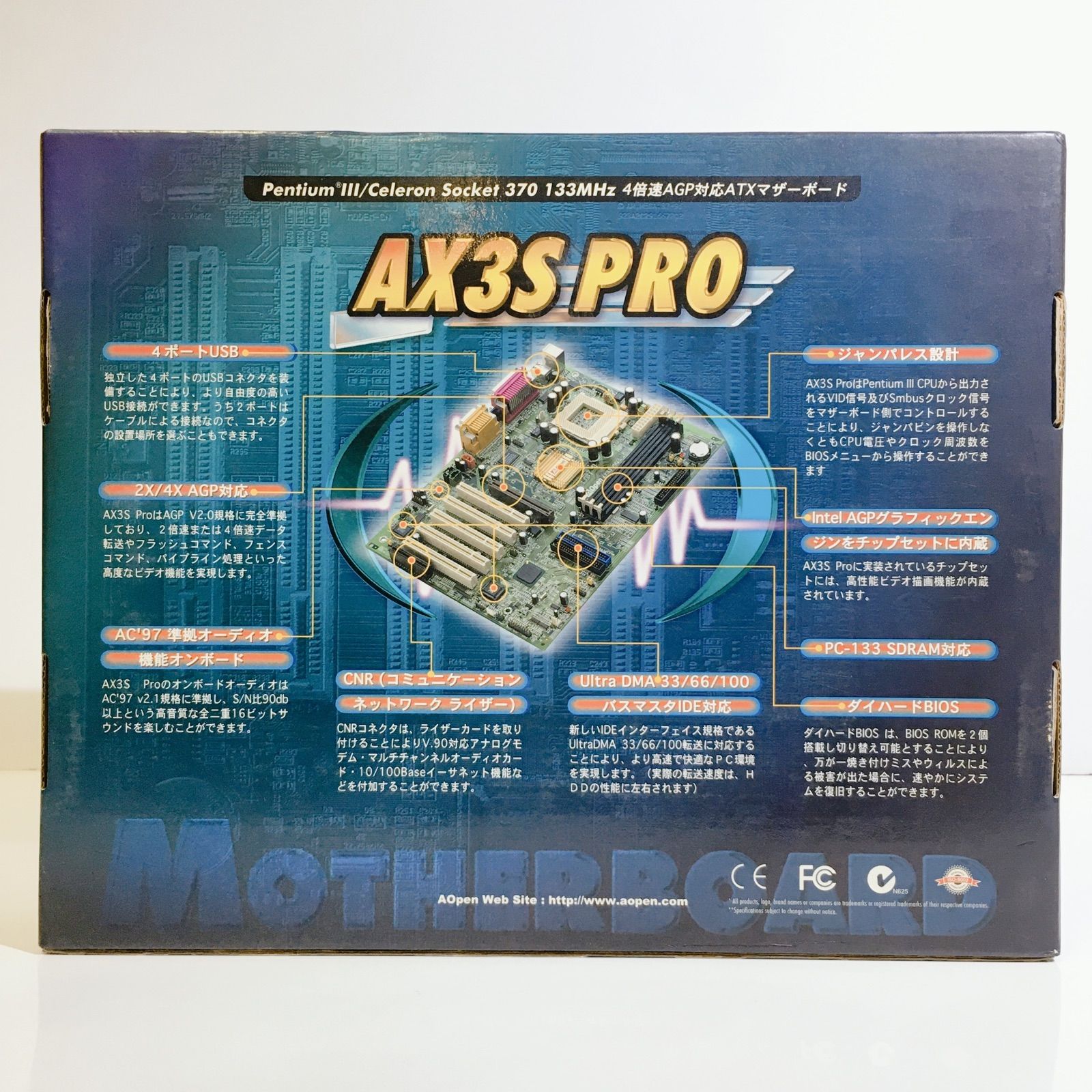 AOpen MOTHERBOARD AX3S PRO マザーボード - メルカリ