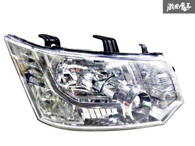 【破損無し！】三菱純正 CV1W CV2W CV5W デリカD5 前期 HID ヘッドライト ヘッドランプ 右 右側 運転席側 KOITO 100-87918 棚2L23