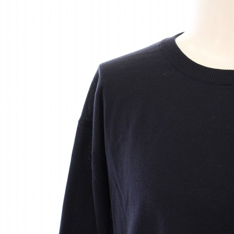 MUSE de Deuxieme Classe ベイシックニットネイビー ベーシック ニット（ニット／セーター）｜Deuxieme Classe