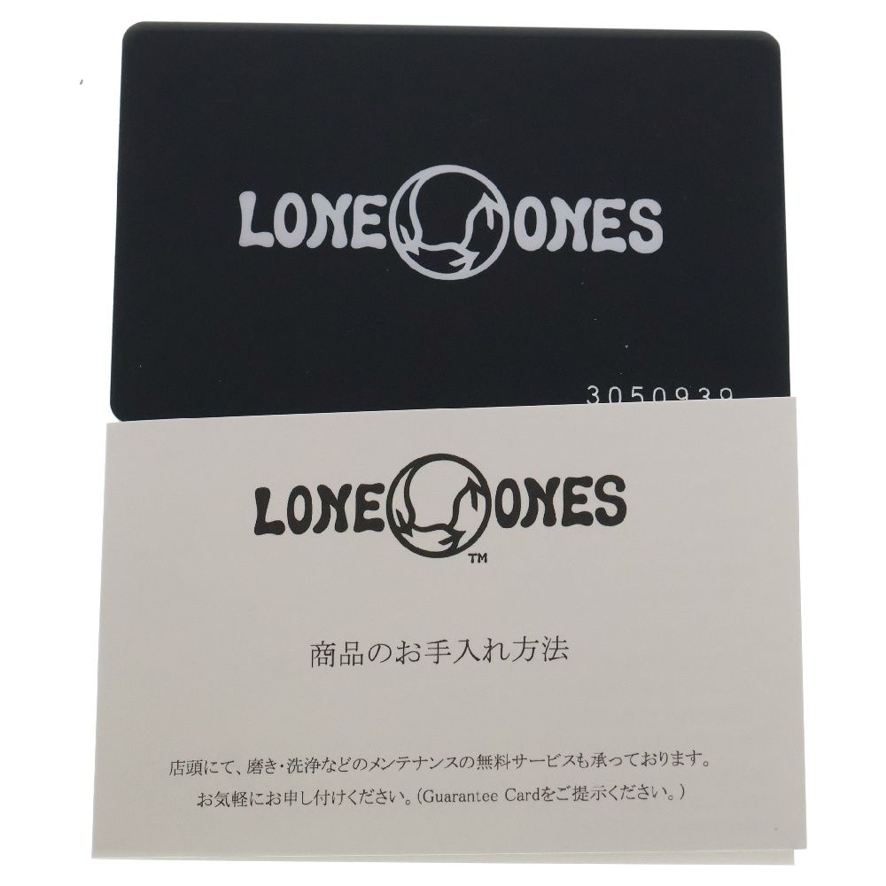 LONE ONES (ロンワンズ) クロム スタッド イヤリング ピアス シルバー