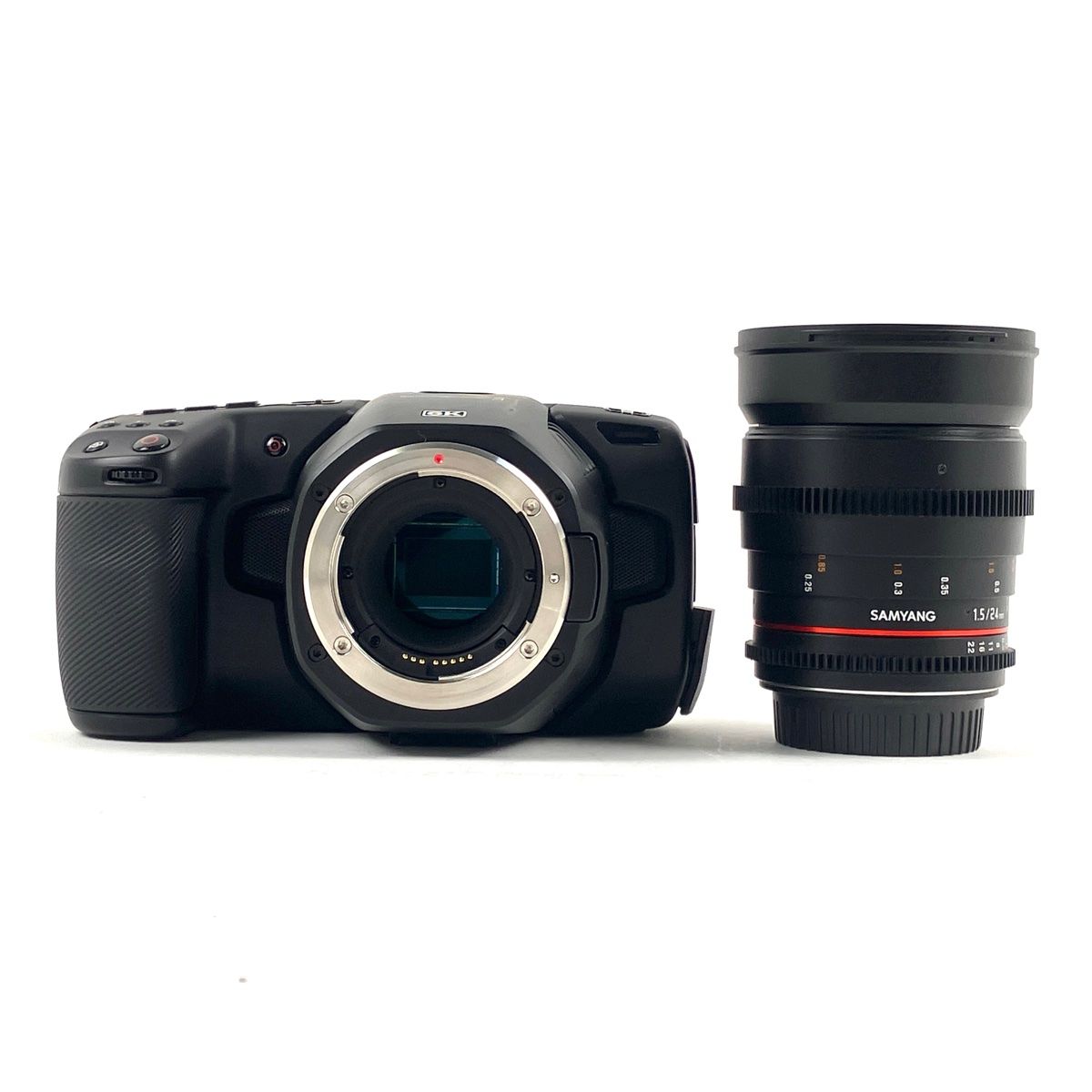在庫一掃 Blackmagic Pocket Cinema Camera 6K VDSLR 24mm T1.5 ED AS IF UMC EFマウント デジタルビデオカメラ