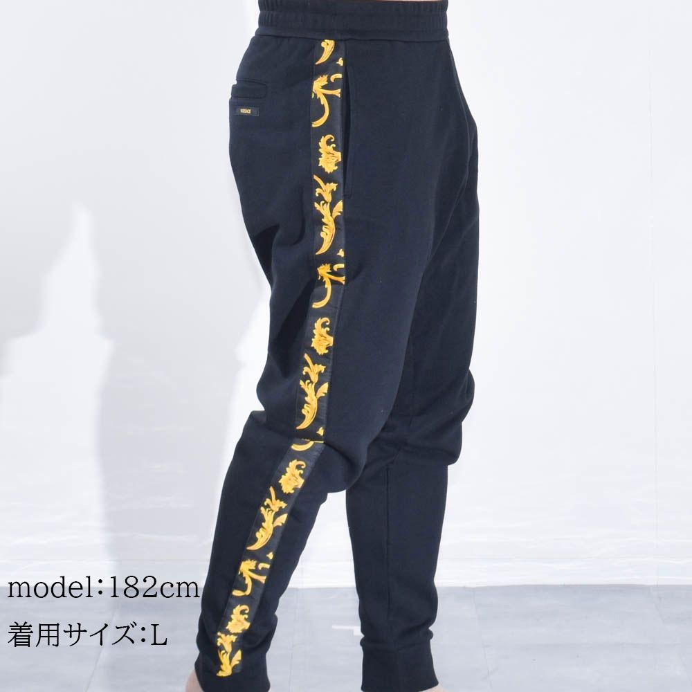 ヴェルサーチ スウェットパンツ VERSACE 1012176 ブラック 楽天市場】ヴェルサーチ スウェットパンツ ボトムス サイド