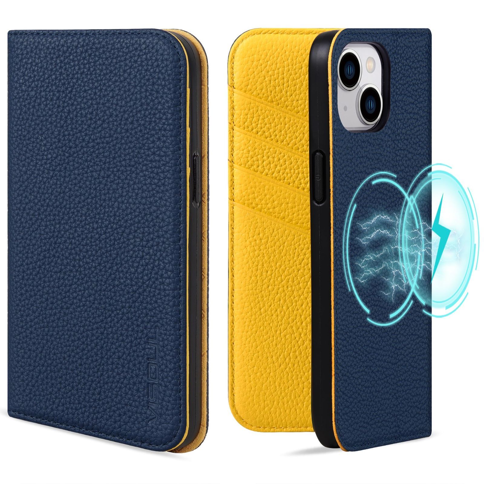 【人気商品】柔軟なTPU素材 マグネット マグネット式 全面保護 スタンド機能付き 携帯ケース カード収納 スマホケース スマホケース アイホン15 ケース Plus Plus iphone Plus 15 ケース Plus アイフォン15 対応 手帳型ケース