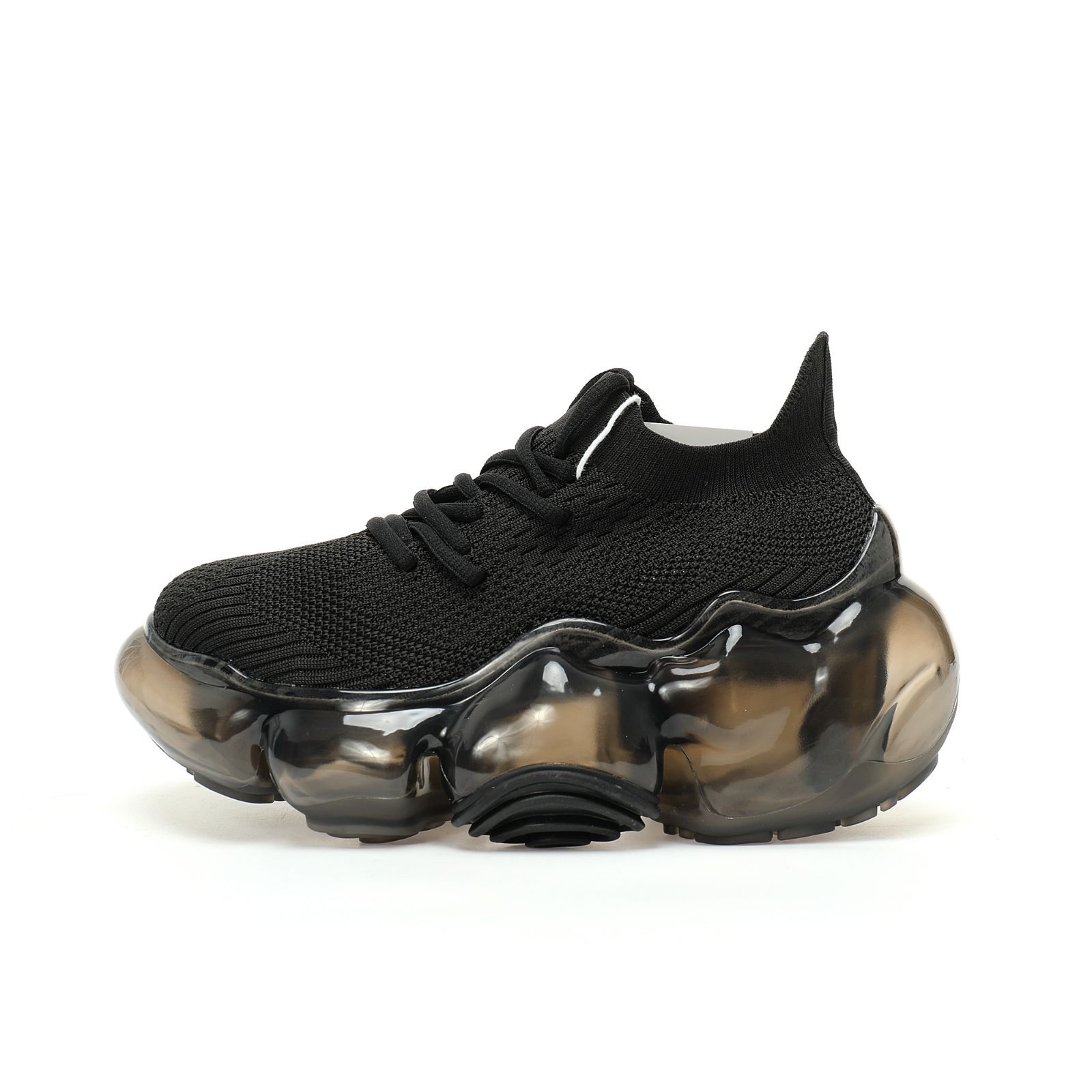 ♥ Grounds グラウンズ BLACK|BLACK ブラック レディース スポーツシューズ