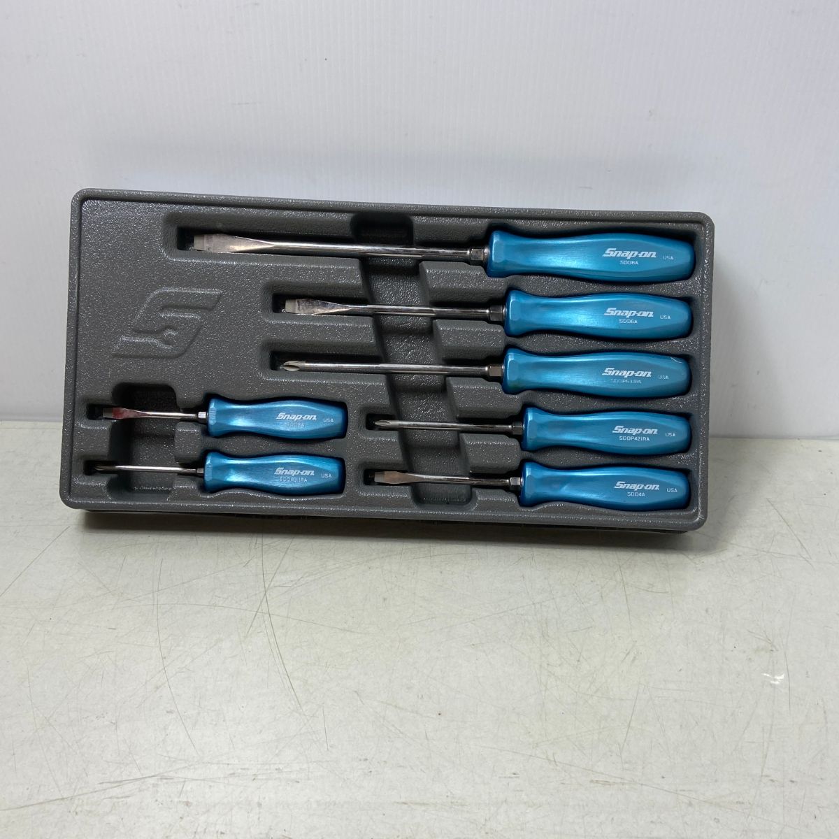 ΦΦSnap-on スナップオン ドライバーセット 7本 SDDX70APB スカイブルー