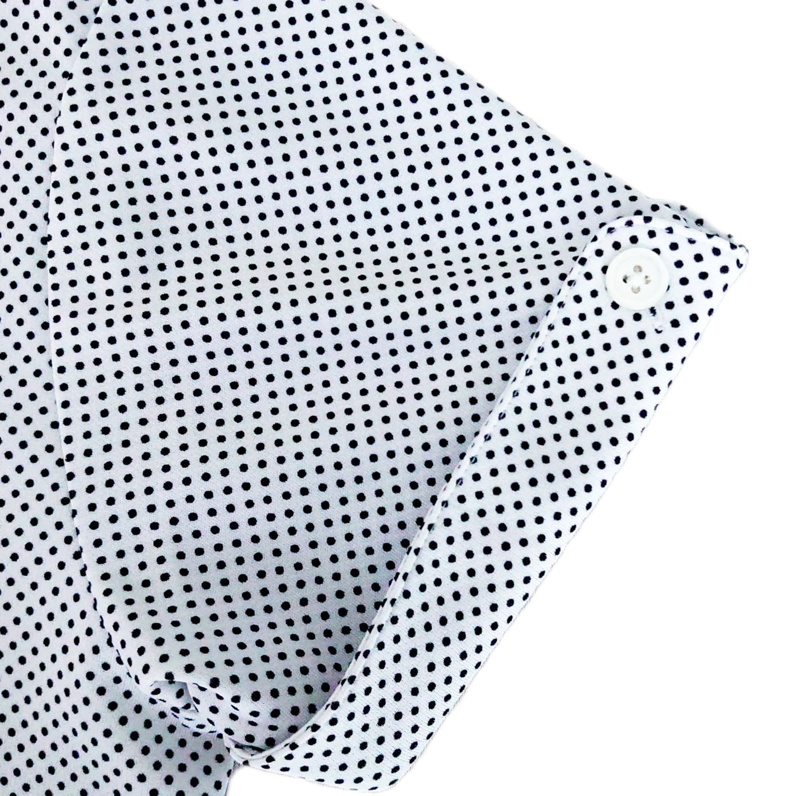 adidas アディダス ゴルフ ウェア ドット柄 総柄 ホワイト