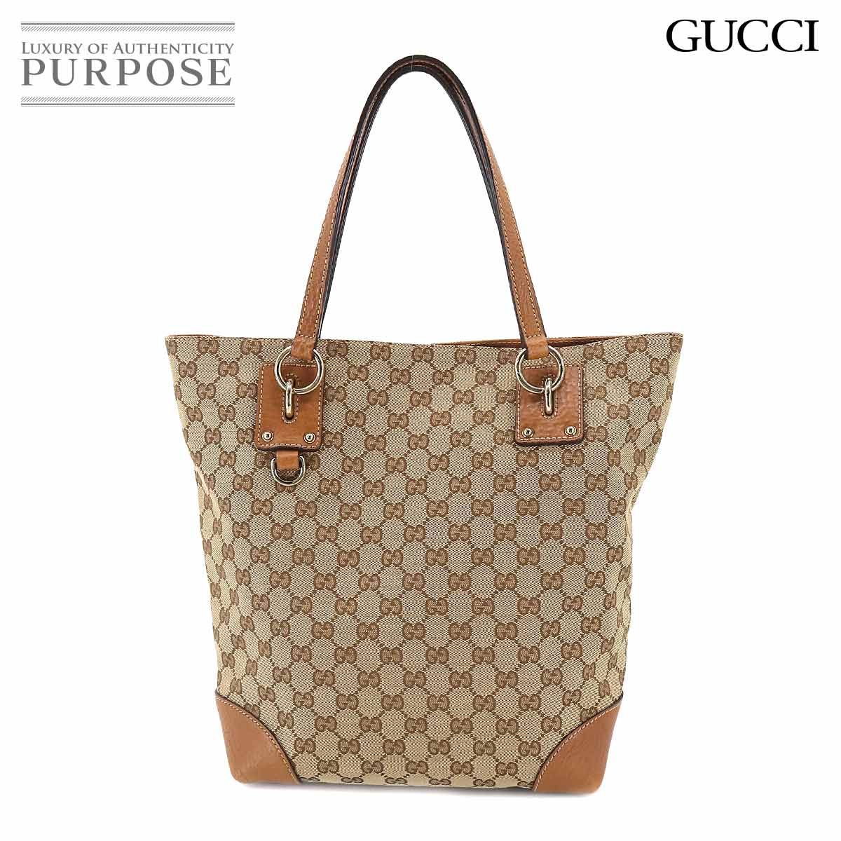 グッチ GUCCI <br> 247237 GGキャンバストートバッグ(ブラウン